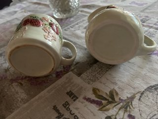 Tazza e bricco vintage