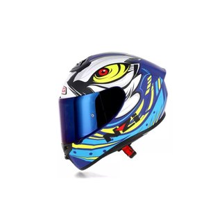 Casco NZI Integral Trendy 2 Ocelo Azul Blanco