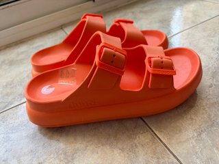 Chancletas Duuo Naranja Talla 39