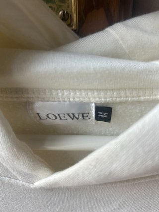 Sudadera Loewe Logo Marfil