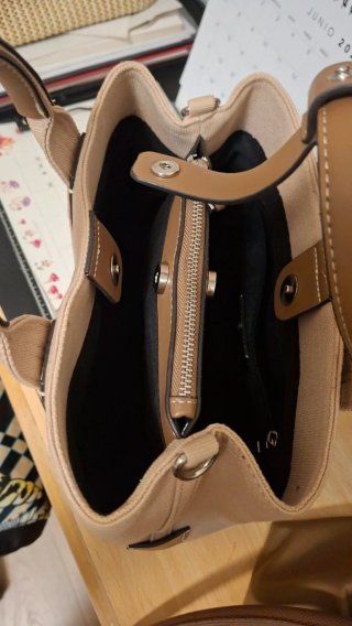 Bolso de verano beige