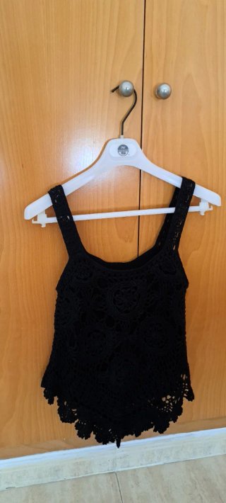 Top negro talla única