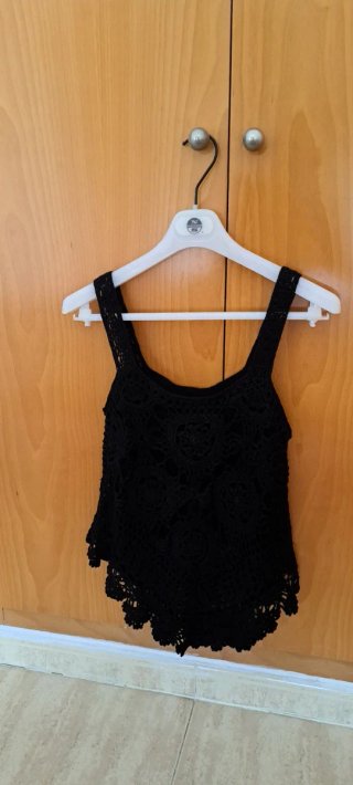 Top negro talla única