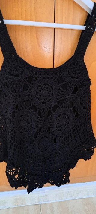 Top negro talla única