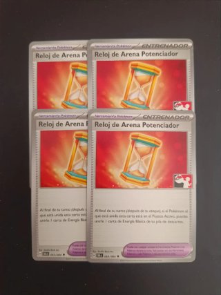 Playset 4x Reloj de Arena Potenciador