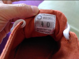 Zapatillas barefoot Mukishoes Naranja