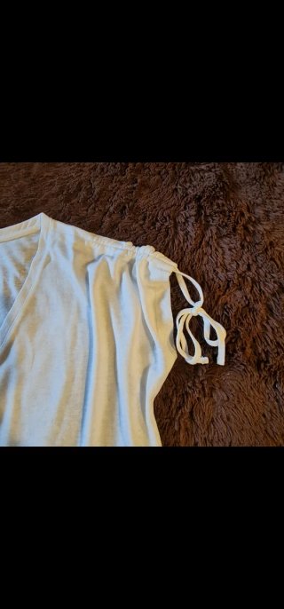 Camiseta blanca manga corta talla S