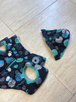 Chaqueta para perro pequeño con capucha