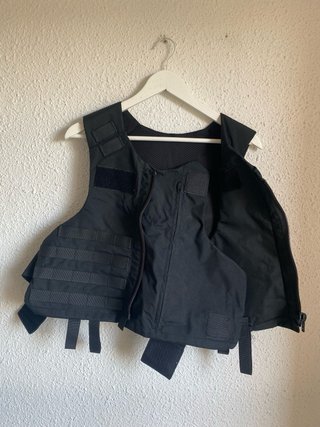 Funda Chaleco Táctico Molle Negro