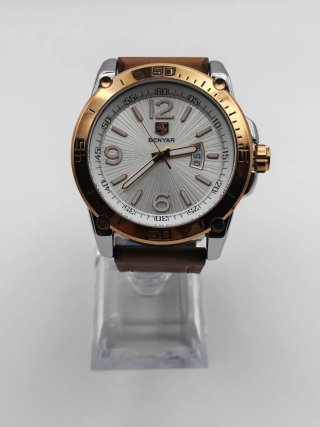 Reloj Benyar Dorado y Marrón