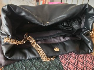 Bolso Mayte Casademunt Negro y Dorado