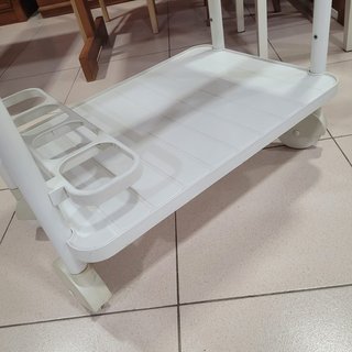 CARRITO AUXILIAR BLANCO CON RUEDAS