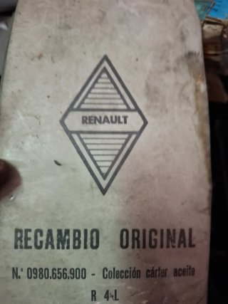 RENAULT 4 4CV DAUPHINE junta carter