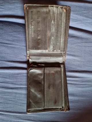 Billetera Emporio Armani Marrón/Gris
