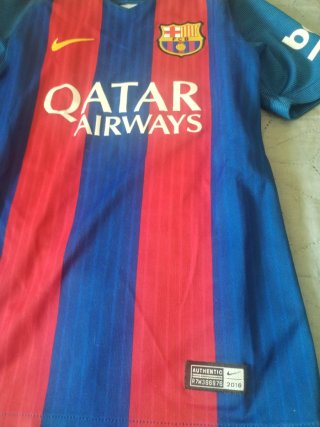 Camiseta FC Barcelona 16-17 Nike Talla S niño 8-10
