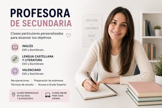 clase particulares para ESO/Bachillerato y adultos
