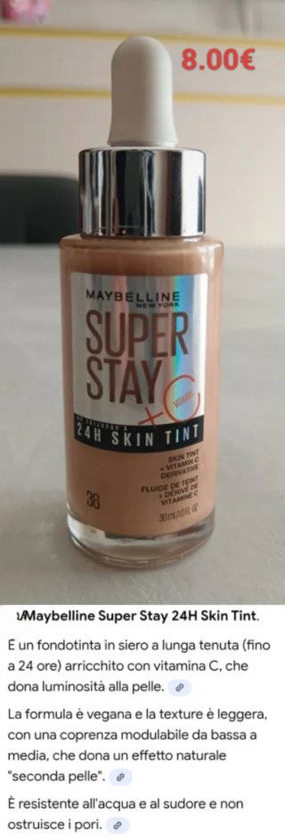 Maybelline Super Stay 24H Skin Tint Fondotinta