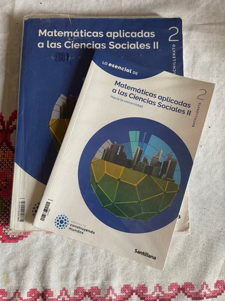 Libros matemáticas aplicadas segundo bachillerato