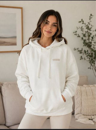 Sudadera Columbia Blanca y Negra Talla Única