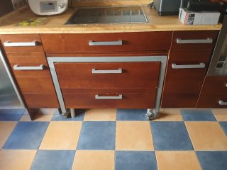 Puertas de cocina de madera
