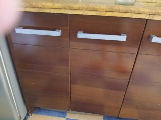 Puertas de cocina de madera