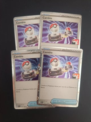 Playset x4 Pokémon  Cambio