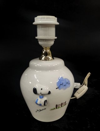 SNOOPY - LÁMPARA CERÁMICA VINTAGE - 70s