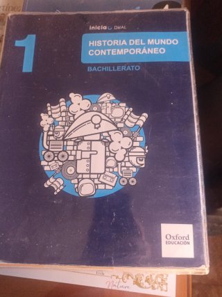 Historia del mundo contemporáneo, 1 Bachillerato