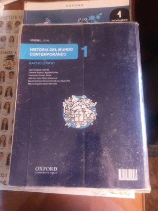 Historia del mundo contemporáneo, 1 Bachillerato