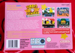 Kirby's Fun Pak Super Nintendo PAL