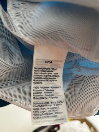Cortavientos Lacoste x Polaroid Azul