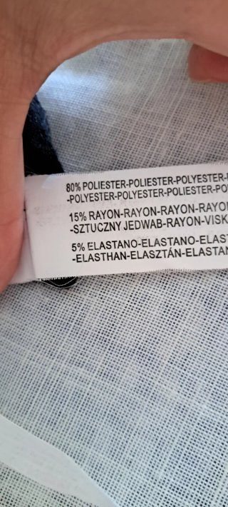 Falda negra básica talla L Stradivarius ropa chica