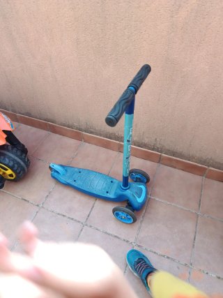 Patinete 3 ruedas azul