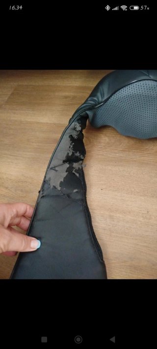 Masajeador de cuello negro