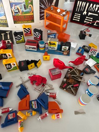 Confezione da 6 pezzi per modelli di officina 1:18