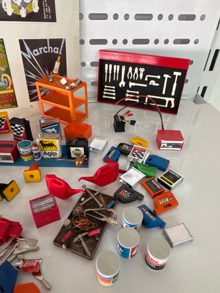 Confezione da 6 pezzi per modelli di officina 1:18