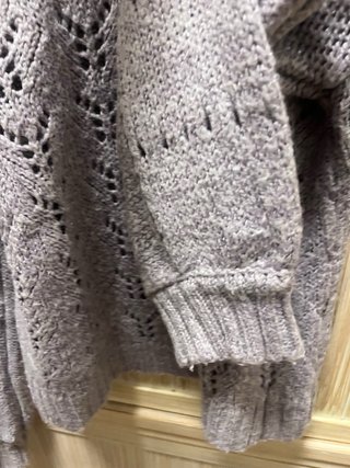 Jersey Sfera Lana Violeta Calado  Talla 9-10 años