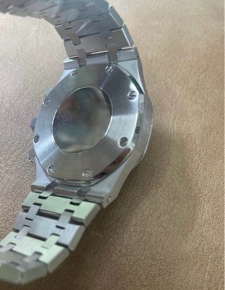 Seiko Mod Royal Oak Cronógrafo Azul