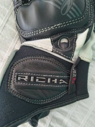 Guantes Moto Mujer Negro y Blanco