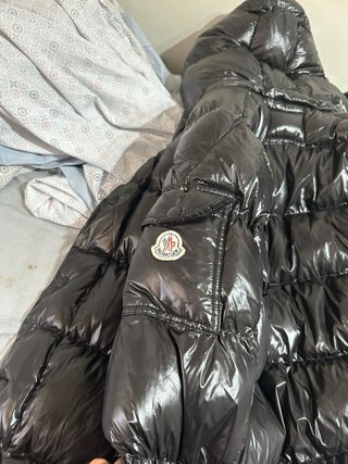 Giacchetta imbottita lucida nera