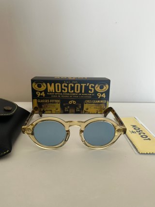 Moscot Foygel Sun Citron Tortoise