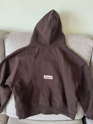 Sudadera oversize marrón