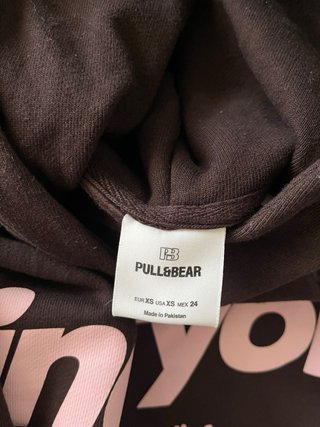 Sudadera oversize marrón