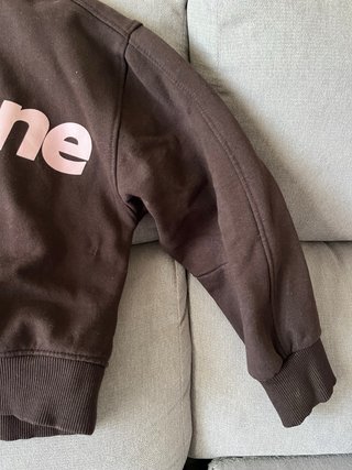 Sudadera oversize marrón