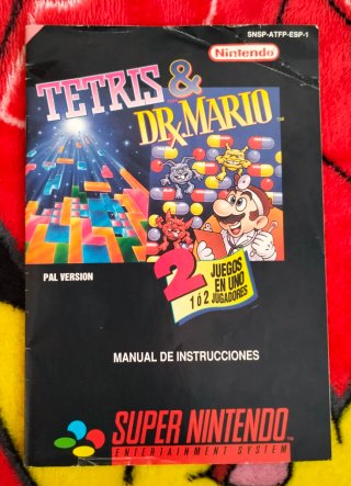 Tetris & Dr. Mario Super Nintendo PAL