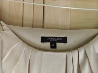 Vestido elegante beige fiesta Talla M
