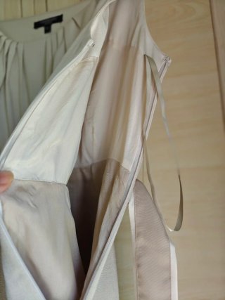 Vestido elegante beige fiesta Talla M