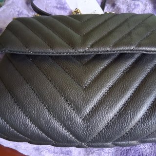 Bolso de piel Quince negro nuevo