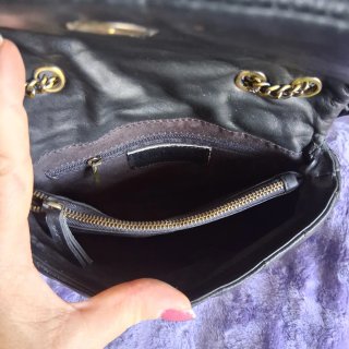 Bolso de piel Quince negro nuevo