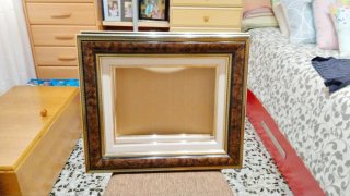 2 Marcos de fotos/espejos/pintura madera